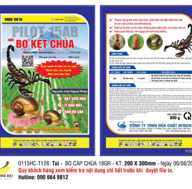 PILOT 15AB - 800GR -  BỌ KẸT CHÚA - HITACO 30B Market